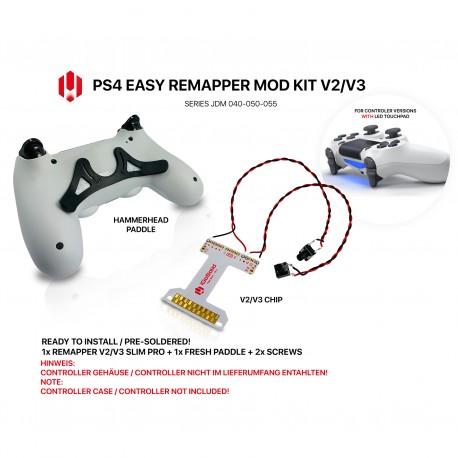 Easy Remapper V2 V3 | Pro | Slim | Fresh | JDM 040 - 055 | for PS4 Controller
